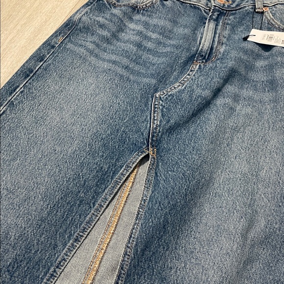 Garage Long Denim Maxi Skirt - Picture 8 of 13